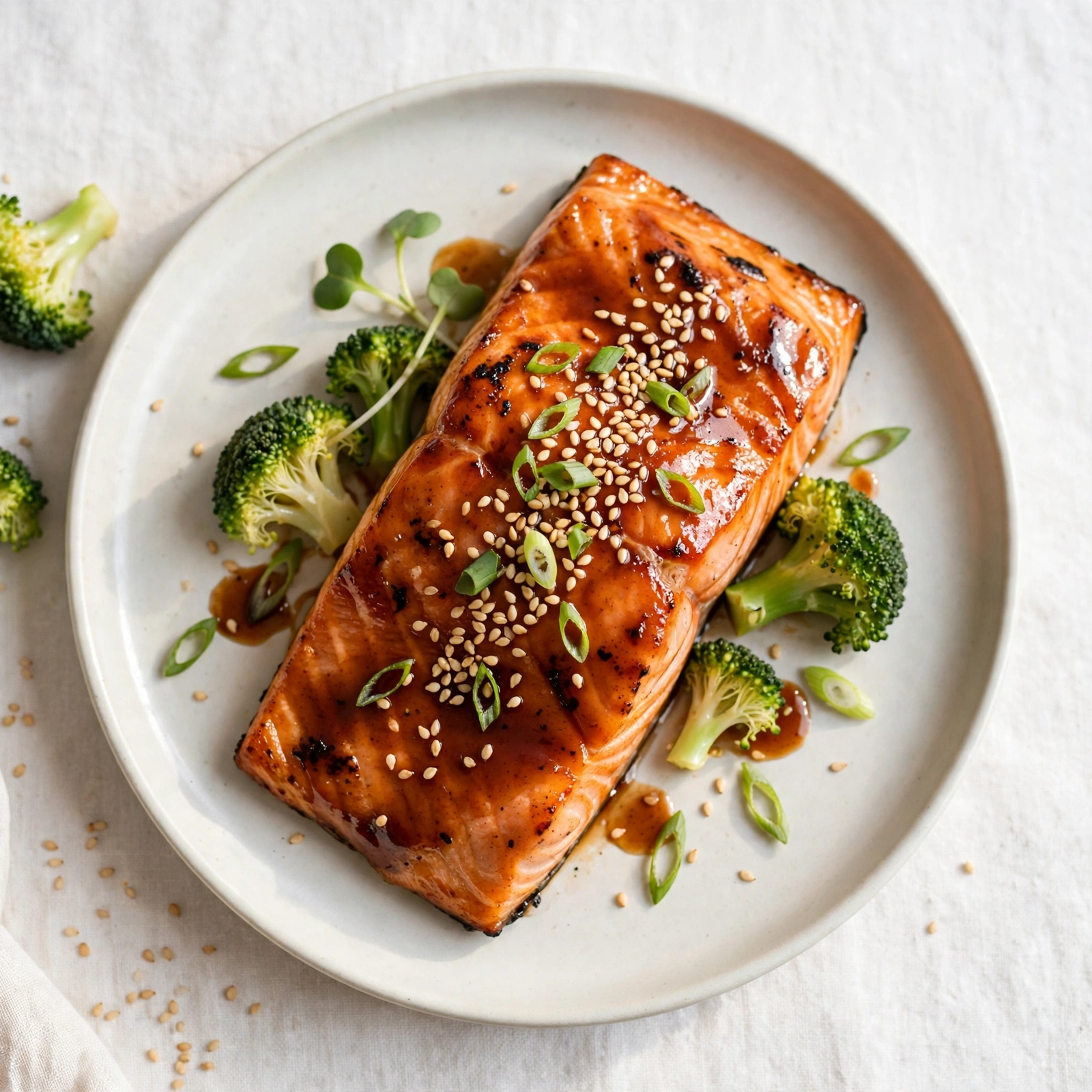 salmon teriyaki